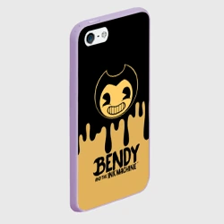 Чехол для iPhone 5/5S матовый Bendy And The Ink Machine - фото 2
