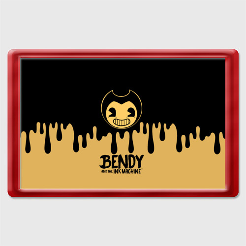 Магнит 45*70 Bendy And The Ink Machine, цвет красный