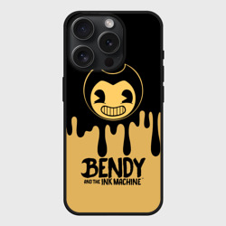 Чехол силиконовый для Apple iPhone 15 Pro матовый Bendy And The Ink Machine