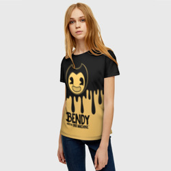Женская футболка 3D Bendy And The Ink Machine - фото 2
