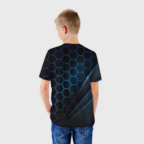 Детская футболка 3D с принтом Brawl Stars, вид сзади #2