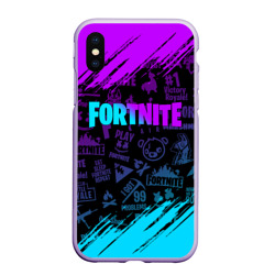 Чехол для iPhone XS Max матовый Fortnite Фортнайт