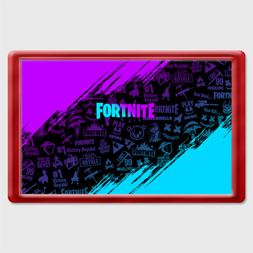 Магнит 45*70 Fortnite Фортнайт, цвет красный