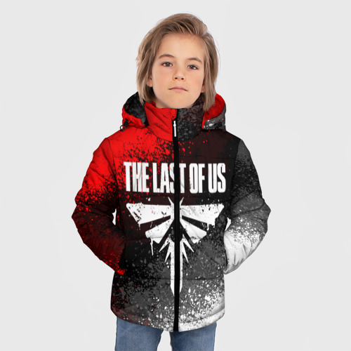 Зимняя куртка для мальчиков 3D THE LAST OF US, цвет светло-серый - фото 3