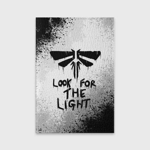 Обложка для паспорта матовая кожа The Last of Us, цвет черный