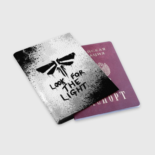Обложка для паспорта матовая кожа The Last of Us, цвет черный - фото 3