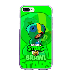 Чехол для iPhone 7Plus/8 Plus матовый Brawl Stars Leon