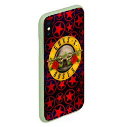 Чехол для iPhone XS Max матовый Guns n roses - фото 2