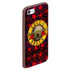 Чехол для iPhone 5/5S матовый Guns n roses - фото 2