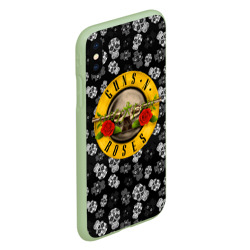 Чехол для iPhone XS Max матовый Guns n roses - фото 2