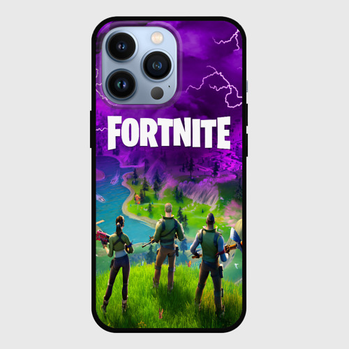 Чехол для iPhone 13 Pro Фортнайт Fortnite, цвет черный