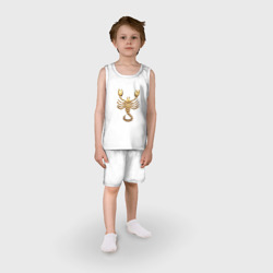 Детская пижама с шортами хлопок Скорпион - фото 2
