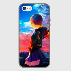 Чехол для iPhone 5/5S матовый Токийский гуль