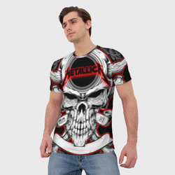 Мужская футболка 3D Metallica - фото 2