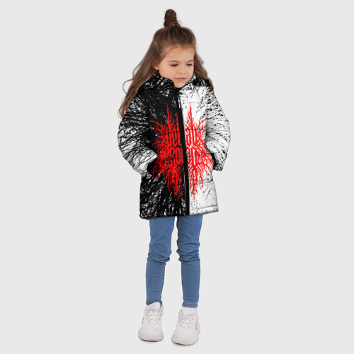 Зимняя куртка для девочек 3D с принтом Velial Squad, вид сбоку #3
