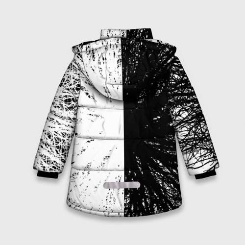 Зимняя куртка для девочек 3D с принтом Velial Squad, вид сзади #1