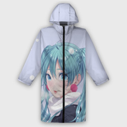 Мужской дождевик 3D Hatsune Miku. Winter