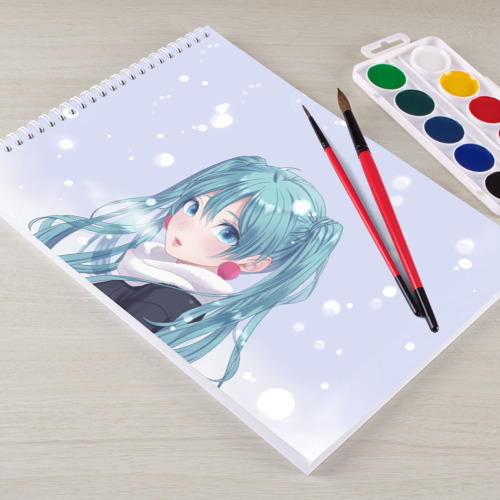 Альбом для рисования Hatsune Miku. Winter - фото 3