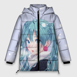 Женская зимняя куртка Oversize Hatsune Miku. Winter