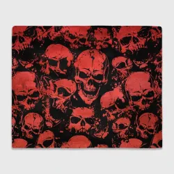 Плед 3D Skulls pattern