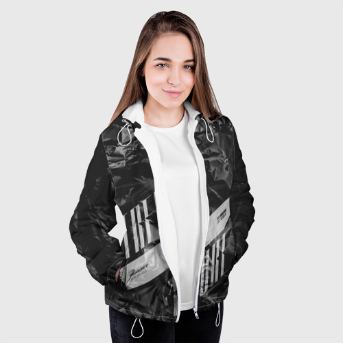 Женская куртка 3D Trea Sure Ateez, цвет белый - фото 4