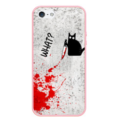 Чехол для iPhone 5/5S матовый What cat