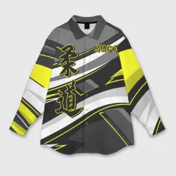 Женская рубашка oversize 3D Judo