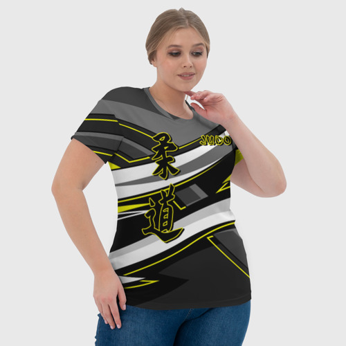 Женская футболка 3D с принтом Judo, фото #4