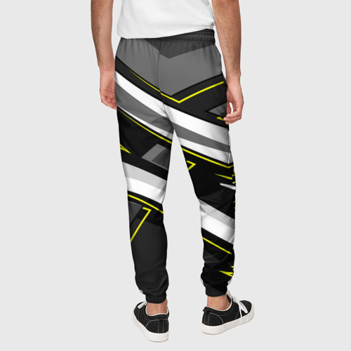 Мужские брюки 3D с принтом Judo, вид сзади #2