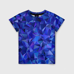 Детская футболка 3D Неоновые кристалы