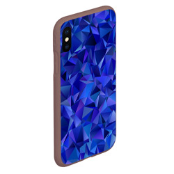 Чехол для iPhone XS Max матовый Неоновые кристалы - фото 2