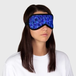 Маска для сна 3D Неоновые кристалы - фото 2