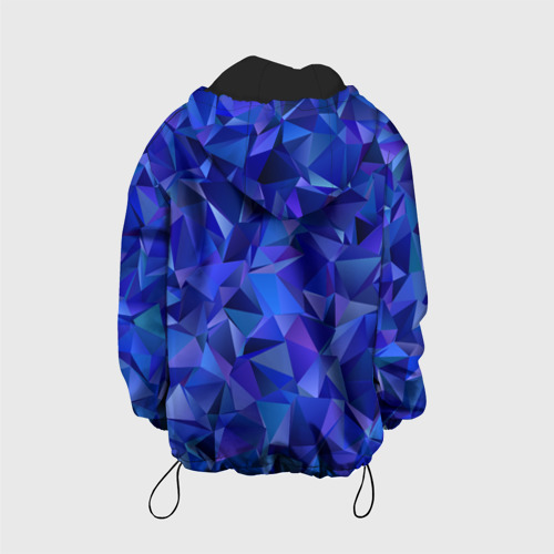Детская куртка 3D Неоновые кристалы, цвет черный - фото 2