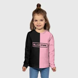 Детский лонгслив 3D Blackpink - фото 2