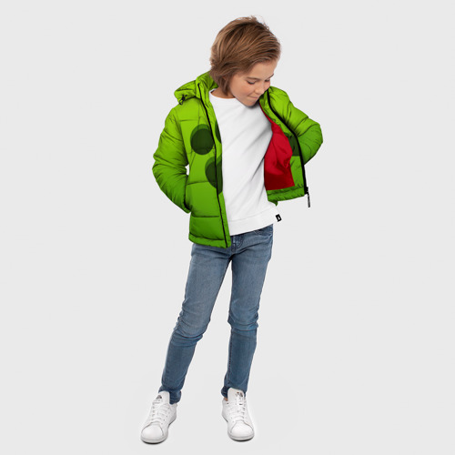Зимняя куртка для мальчиков 3D Brawl Stars - Spike, цвет красный - фото 5