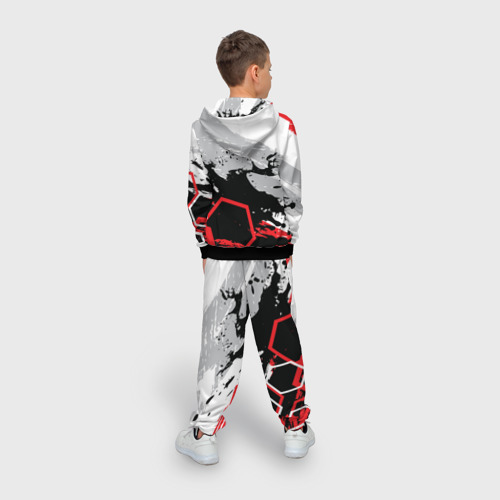 Детский 3D костюм с принтом Judo, вид сзади #2