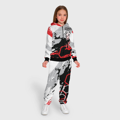 Детский 3D костюм с принтом Judo, вид сбоку #3