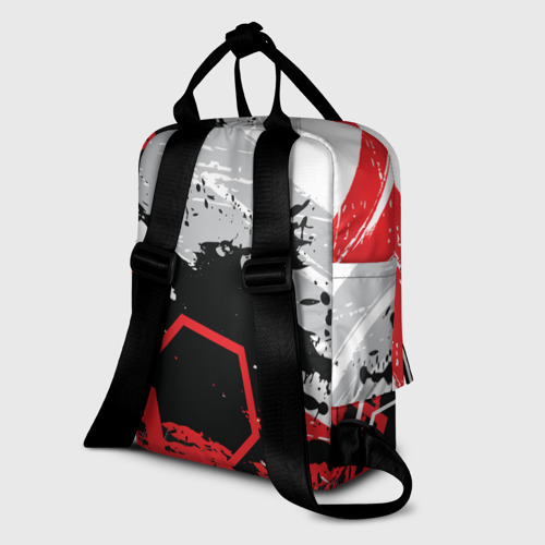Женский рюкзак 3D с принтом Judo, вид сзади #1