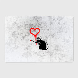 Магнитный плакат 3Х2 Banksy Бэнкси сердце love