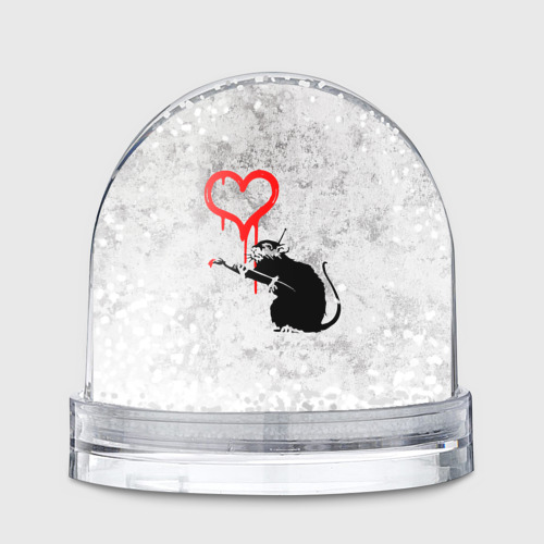 Игрушка Снежный шар Banksy Бэнкси сердце love
