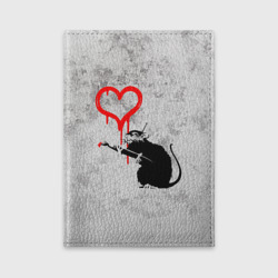 Обложка для автодокументов Banksy Бэнкси сердце love