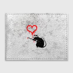 Обложка для студенческого билета Banksy Бэнкси сердце love