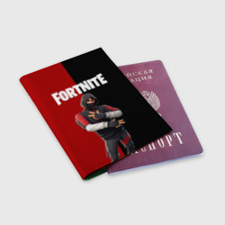 Обложка для паспорта матовая кожа Fortnite IKONIK Фортнайт Иконик - фото 2