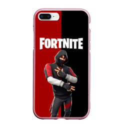 Чехол для iPhone 7Plus/8 Plus матовый Fortnite IKONIK Фортнайт Иконик