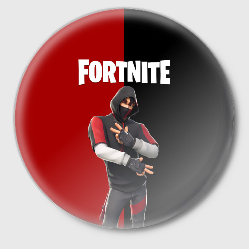 Значок Fortnite IKONIK Фортнайт Иконик, цвет белый