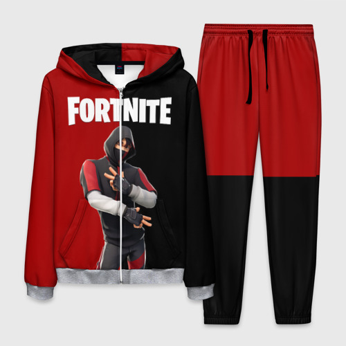 Мужской костюм 3D Fortnite IKONIK Фортнайт Иконик, цвет меланж