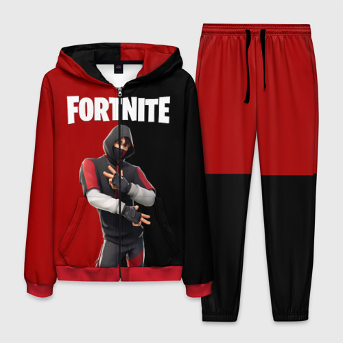 Мужской костюм 3D Fortnite IKONIK Фортнайт Иконик, цвет красный