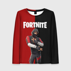 Женский лонгслив 3D Fortnite IKONIK Фортнайт Иконик