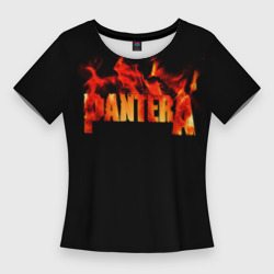 Женская футболка 3D Slim Pantera
