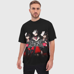 Мужская футболка oversize 3D Babymetal Бэбиметалл - фото 2